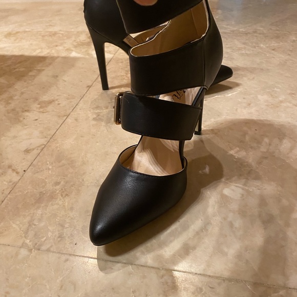 Wild Rose Shoes - Black Heels-NEW